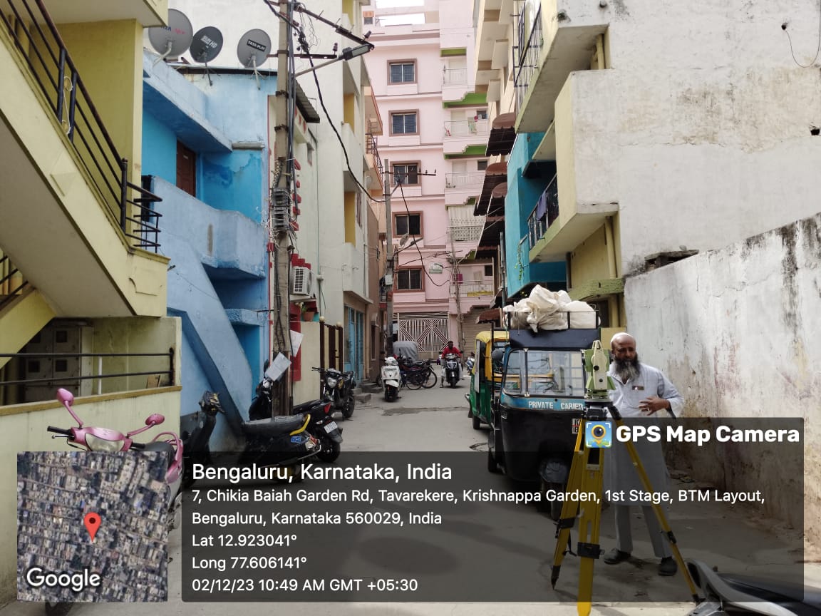 BOUNDARY PICKUP SURVEYORS IN BTM LAYOUT, BANGALORE