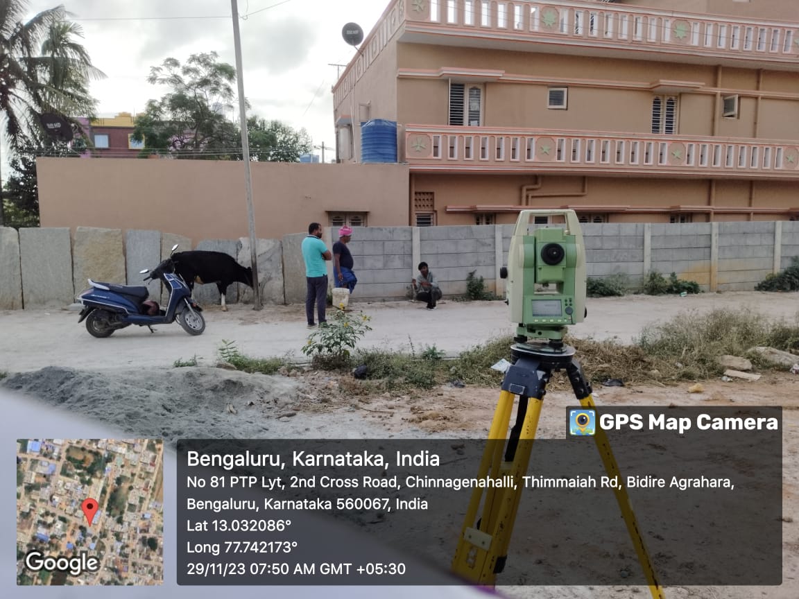 BOUNDARY PICKUP SURVEYORS IN CHINNAGENAHALLI, BIDIRE AGRAHARA, BANGALORE