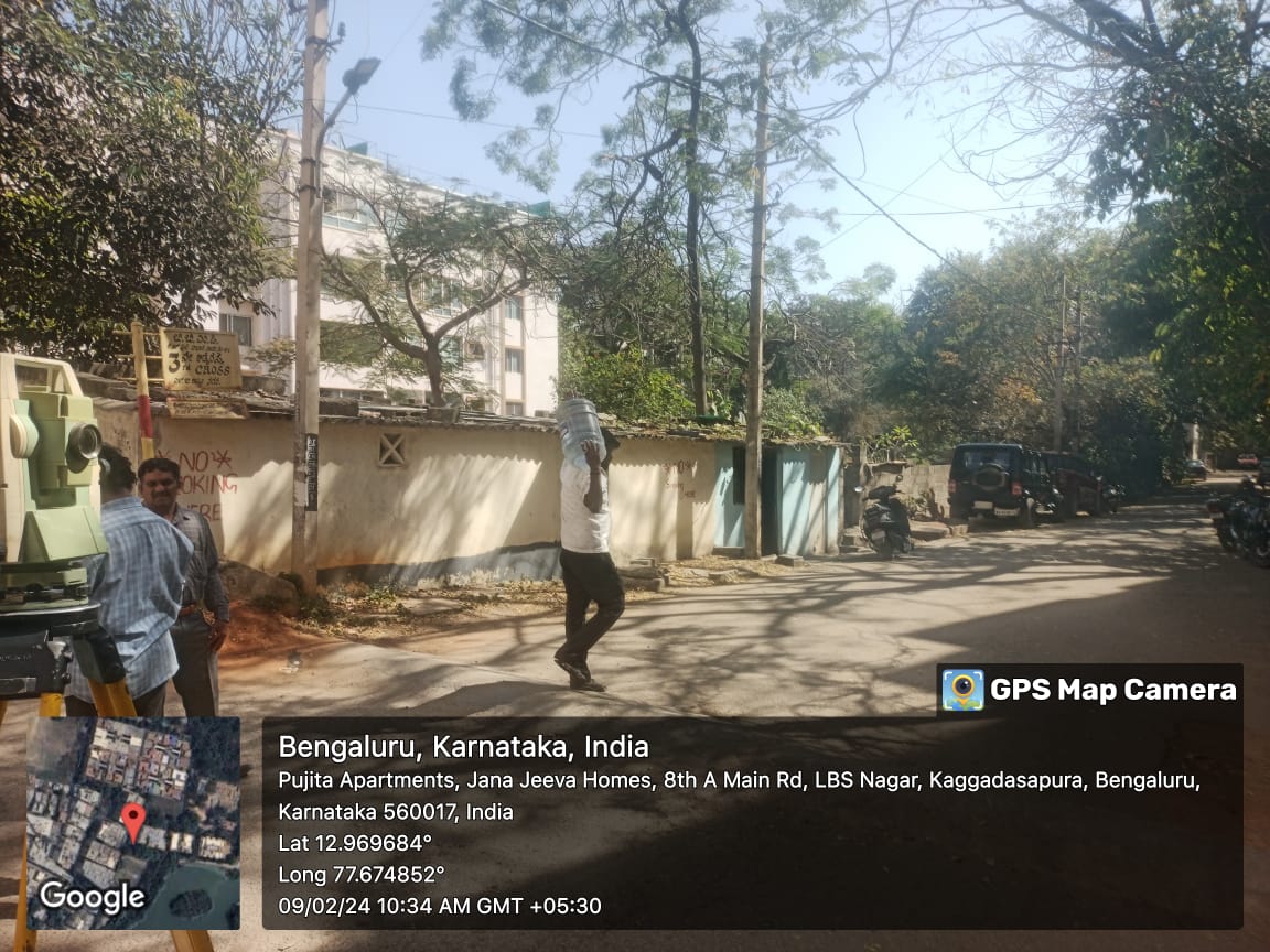 BOUNDARY PICKUP SURVEYORS IN LBS NAGAR, KAGGADASPURA, BANGALORE